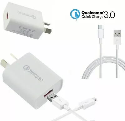 ADAPTIVE FAST Charger AC Wall Adapter For Galaxy S21/20/10/9/8/7/6/4 Edge Note 5 • $19.90