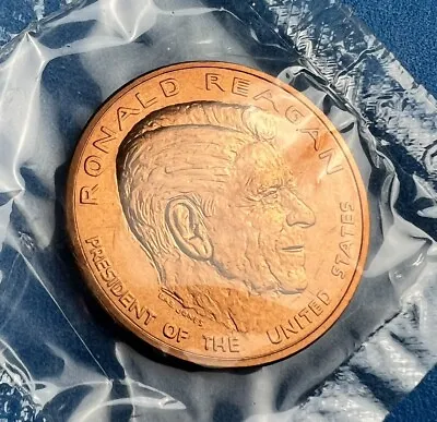 🔥 The Official Medals Of America's Presidents Ronald Reagan Bronze Token • $19.95