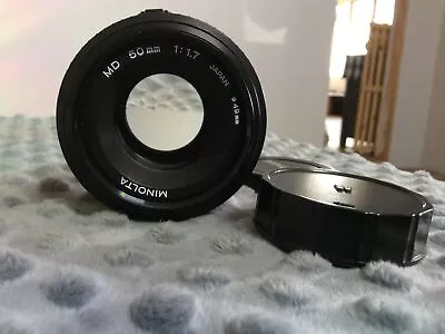 Minolta MD 50 Mm 1:1.7 Lens MINT CONDITION • $24