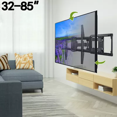 $78.96 • Buy 32 -85  Extra Large TV Wall Mount Hanging Bracket Swivel Rotation LED TV Bracket