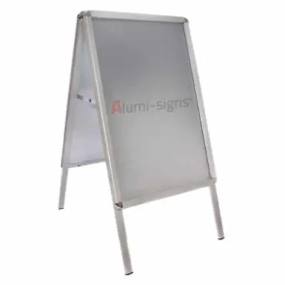 Alumi-Signs Aluminium A-Board Pavement Display Sign Double-sided Advertising • £64.99