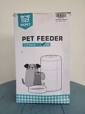WOPET F09 6-Meal Automatic Pet Feeder • $23