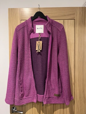 £27.99 • Buy WEIRD FISH Ladies Pink Full Zip Up Top Jacket Cardigan Sweater Size 20 NEW