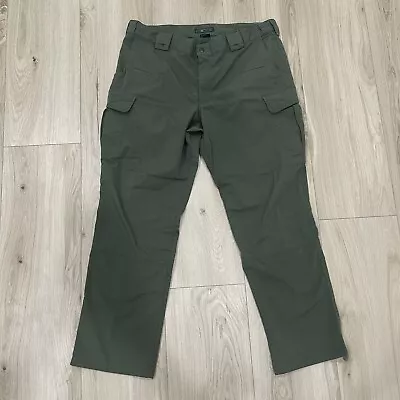 5.11 Tactical Baggy Wide Leg Cargo Pants Ripstop Military Green 40x32 • $23.95