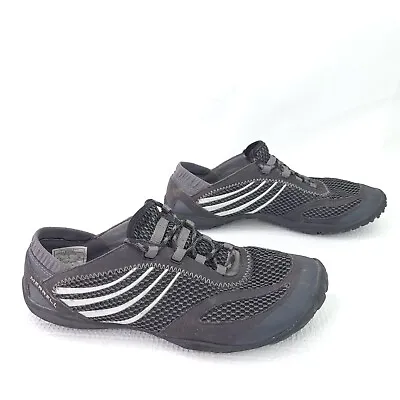 Merrell Barefoot Pace Glove J35706 Black Mesh Running Shoes Sneakers Size 7.5 • $28.78