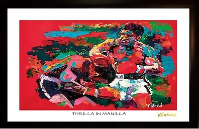 Sale Muhammad Ali Thrilla In Manilla Premium Art Print Was $99.95 Now $39.95 • $39.95
