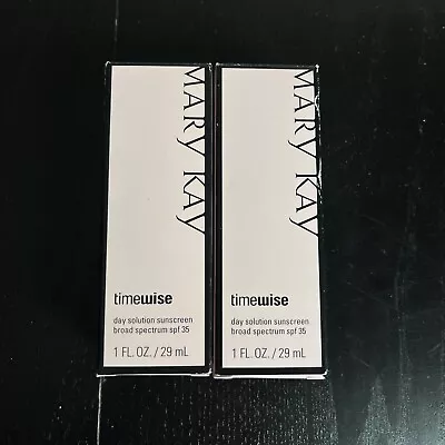 MARY KAY Timewise Day Solution Sunscreen 1 Fl Oz Lot Of 2 -- Expired 07/18 • $30