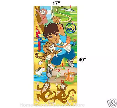 GO DIEGO Monkey Wall Jumbo Appliques Stickers Decals Self Adhesive Peel Stick • $15.99