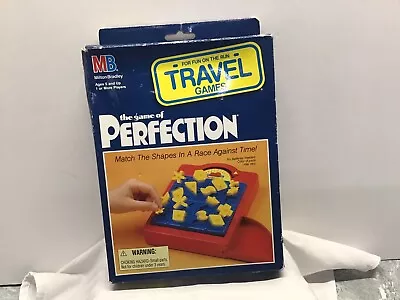 Vintage 1990 Travel Perfection Game By Milton Bradley Complete: Works • $9.95