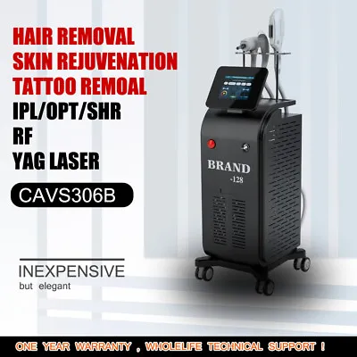 Nd Yag IPL OPT Laser Hair Pigment Tattoo Removal Machine RF Skin TreatmentMACHIN • $2999