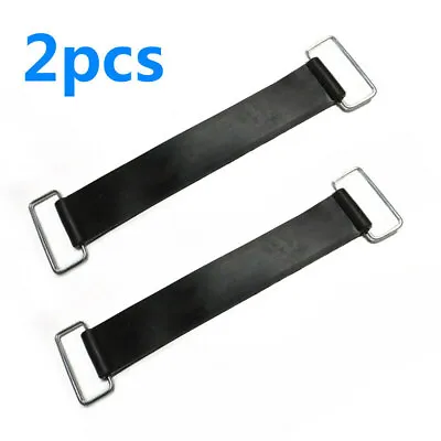 2Pcs Motorcycle Universal Rubber Battery Strap Holder Belt For Honda Suzuki • $6.89