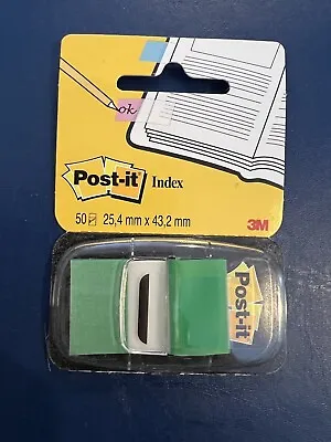 Post-It Index Flag Page Marker Green Self Adhesive - Pack 50 • £3