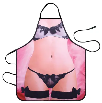 Women's Sexy Novelty Apron Lady Chef Cooks Like A Dream Sexy Underwear • £6.83