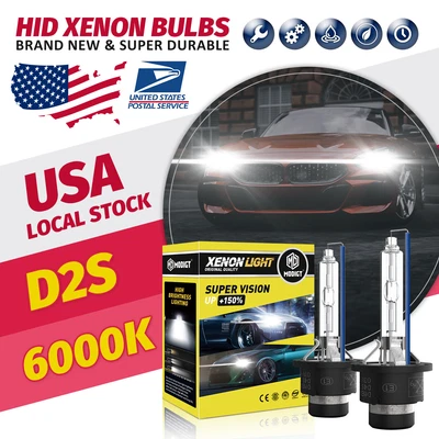 $19.29 • Buy 2X D2S 6000K HID Xenon Headlight Bulbs High Low Beam For Nissan Maxima 2004-2008