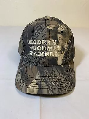 Modern Woodmen Of America Camo Realtree Snapback Hat Cap • $7.95