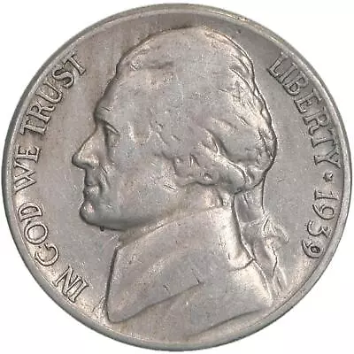 1939 S Jefferson Nickel Fine FN • $4.03