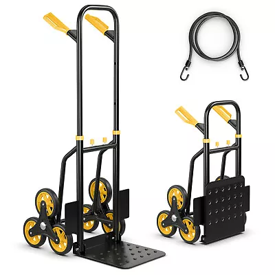 Stair Climbing Hand Truck Heavy-Duty 350 Lbs Capacity Dolly For Moving Warehouse • $99.99