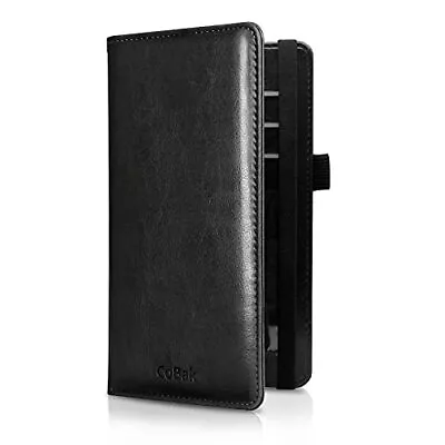 Checkbook Cover - Premium Leather Check Book Holder Wallet With RFID Bl • $15.29