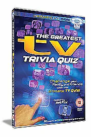 The Greatest TV Trivia Quiz: Interactive DVD (2005) Cert E Fast And FREE P & P • £2.52
