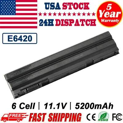 For Dell Battery E6420 E6430 E6440 E6520 E6530 E5420 E5430 Notebook More • $15.75