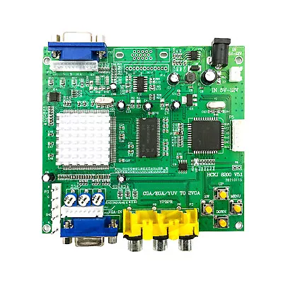 HD Video Converter Board CGA/EGA/YUV/RGB To VGA Arcade Game Monitor To LCD CRT F • $46.08