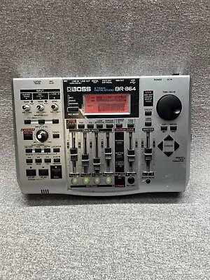 Boss BR-864 8-Track Digital Studio Multitrack Recorder + Adapter (Tested) • $125