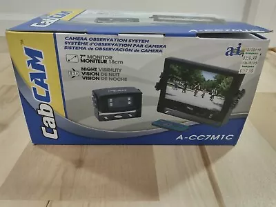 CabCAM Video Camera Observation System 7  Monitor Night Visibility A-CC7M1C A&I • $235