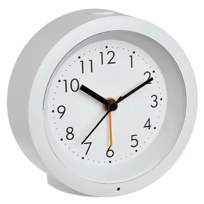 $69.95 • Buy NEW TFA Venice Automatic Nightlight Alarm Clock, White, 11cm