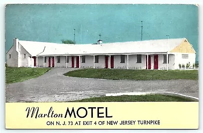 Postcard NJ Moorestown Marlton Motel Exit 4 Turnpike  R33 • $6.99