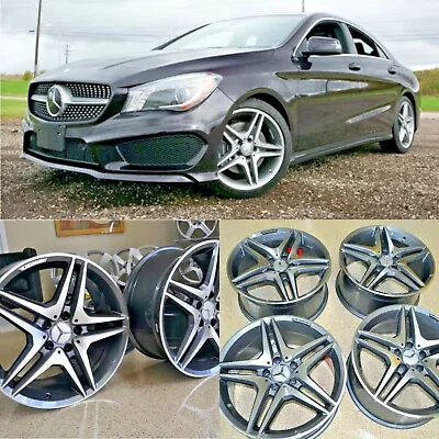 Mercedes 19 Inch C63 Rims Wheels Set4 New 19/8.5 Fits C300 C350 C250 C E350 Amg • $995