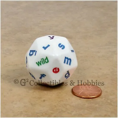 NEW Single Alphabet D30 30 Sided Die D&D RPG Game 30mm 1 1/4 Inches Large Dice   • $3.99