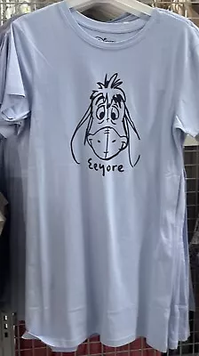 Disney Eeyore Winnie The Pooh  Pyjama Nightdress UK Size 4-24 2XS-2XL • £13.99