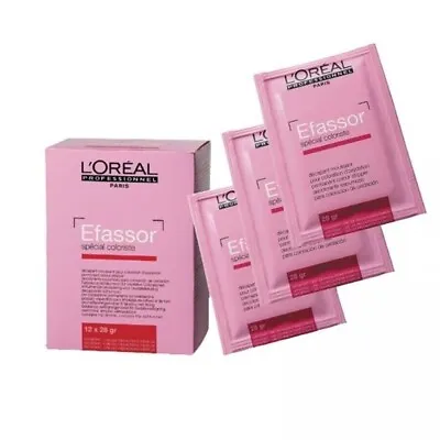 L'Oreal Efassor Permanent Hair Colour Remover Sachet 28g 1x 2x 3x 4x 5x 6x 7x 8x • £8.85