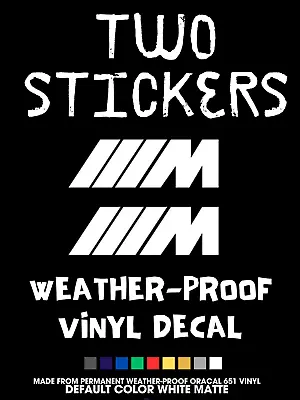 (2) AMG Vinyl Decal! 🦈 Car Window Wall Sticker. 3  Wide 🌟 • $13.59