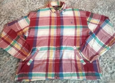 £40 • Buy Ralph Lauren Plaid Harrington Jacket Size Large Vintage See Description 
