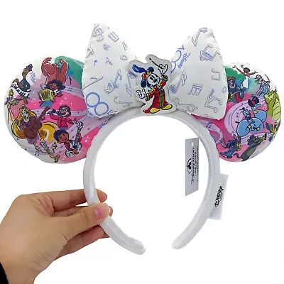 DisneyParks 100 Years Rare Mickey & Friends Ears Minnie Mouse Bow Headband Ears • $16.05