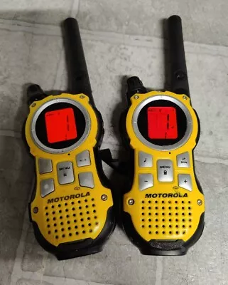 Lot Of 2 Motorola Talkabout MS350R Two Way Radio SEE PICTURES (NO BATTERIES) • $29.95