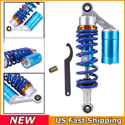 11  280mm Rear Air Shock Absorber Eye To Eye Mini Bike Moped Silver And Blue NEW • $47.39