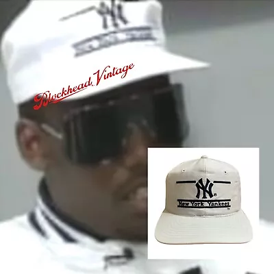 New York Yankees Split Bar The Game X Youngan Snapback Hat Vintage Kool Moe Dee • $125