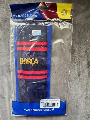 FC Barcelona Official Socks Medias Calcetines - Made In Spain - FCB Barca T1 • $14.99