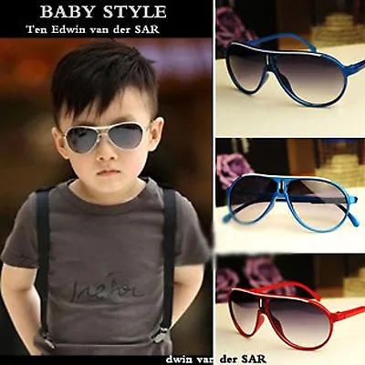 Handsome Cool Children Boys Baby Girls Fashion Aviator UV Protection Sunglasses • $12.50