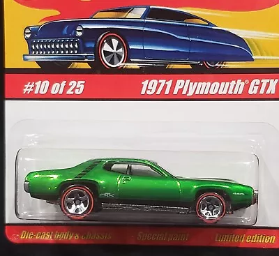 Hot Wheels 71 1971 Plymouth GTX Classics Mopar Car #10 Of 25 Series 1 Green • $6.99