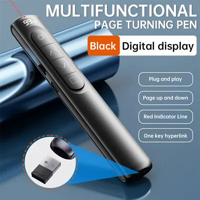 Power Point Presentation Remote Wireless USB PPT Presenter Clicker Laser Pointer • £9.29