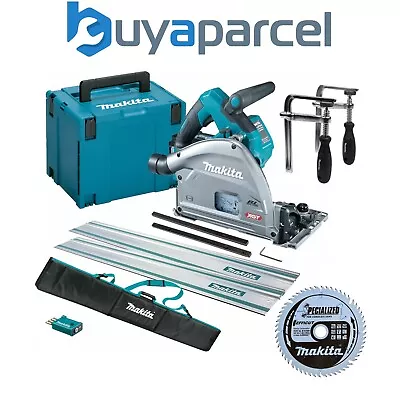 Makita SP001GZ03 40v MAX XGT Brushless Plunge Saw + 2x 1.5m Rails + Bag + Clamps • £574.99