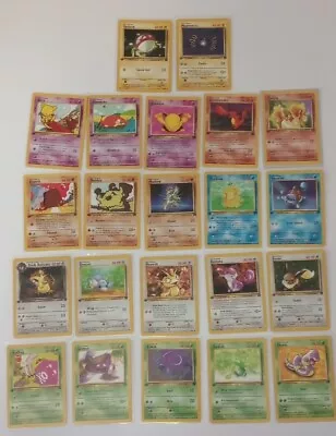 Pokemon Team Rocket 1st Edition Lot Of 24 Non-Foil Common Cards Vintage NM  • $24.99