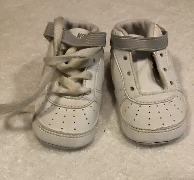 Nike White Baby Air Force Ones 1C • $20