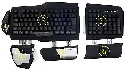 Replacement Parts For Mad Catz Gaming Keyboard - S.T.R.I.K.E Strike 7- US Layout • $24.90