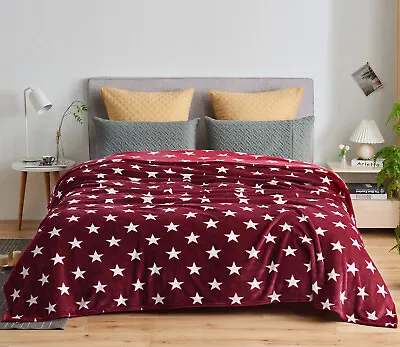 Blanket Queen King Throw Size Flannel Fleece Lightweight Blanket For Bed Sofa • $12.99