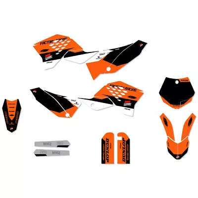 Ninetwo Decals KTM 65SX 09-15 Black Orange W/ Black BGS Graphics Kit • $139.95
