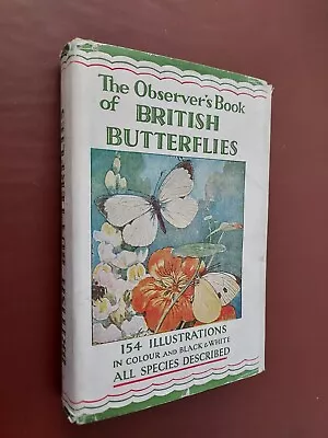 The Observer's Book Of British Butterflies By W. J. Stokoe 1952 Very Good Cond. • £8.99